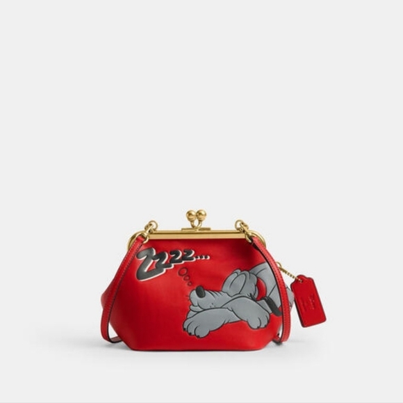 Disney X Coach Kisslock Frame Bag With Pluto - Picture 12 of 13